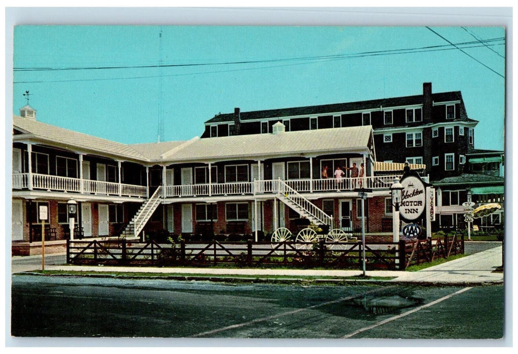 c1960's Stockton Motor Inn Beach Drive Cape May New Jersey NJ Postcard
