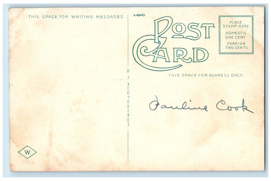 c1910 Brockton Public Library Brockton Massachusetts MA Vintage Antique Postcard