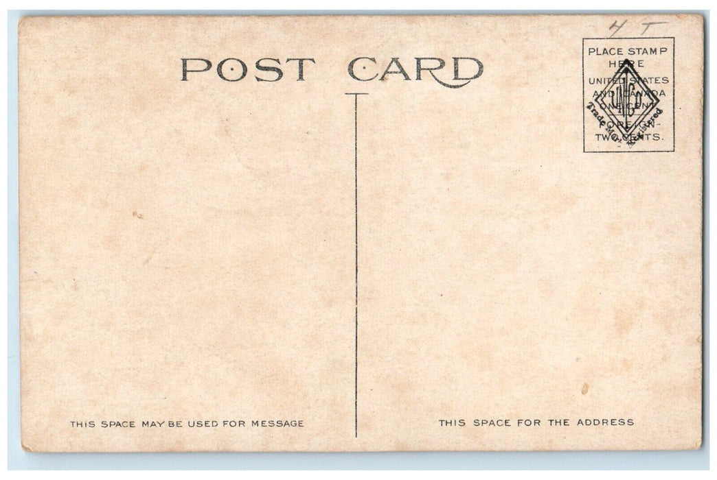 1910 Aerial View Geo Keith Co Brockton Massachusetts MA Vintage Antique Postcard
