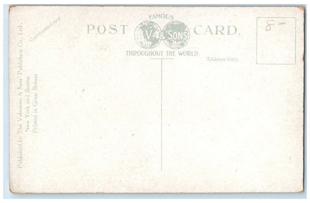 c1910 First Congregational Church Chapel Brockton Massachusetts Vintage Postcard
