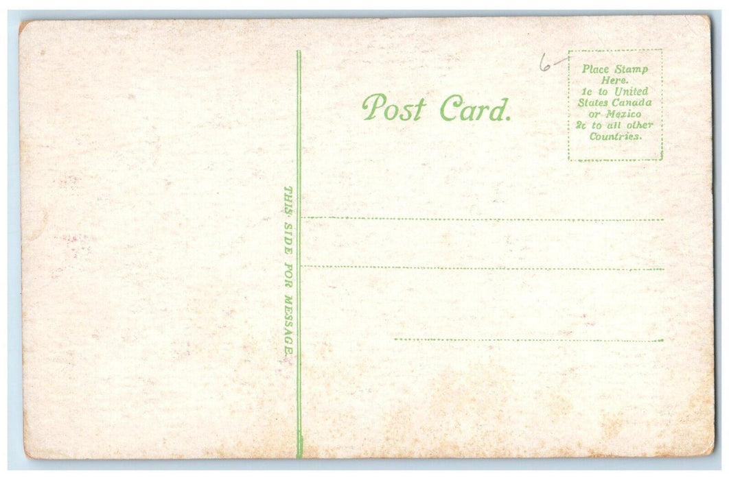 c1910 St Pauls Episcopal Church Brockton Massachusetts Vintage Antique Postcard