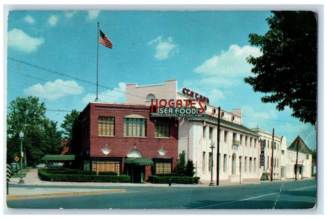 View Of Hogates Seafood Restaurant Washington District of Columbia D.C Postcard