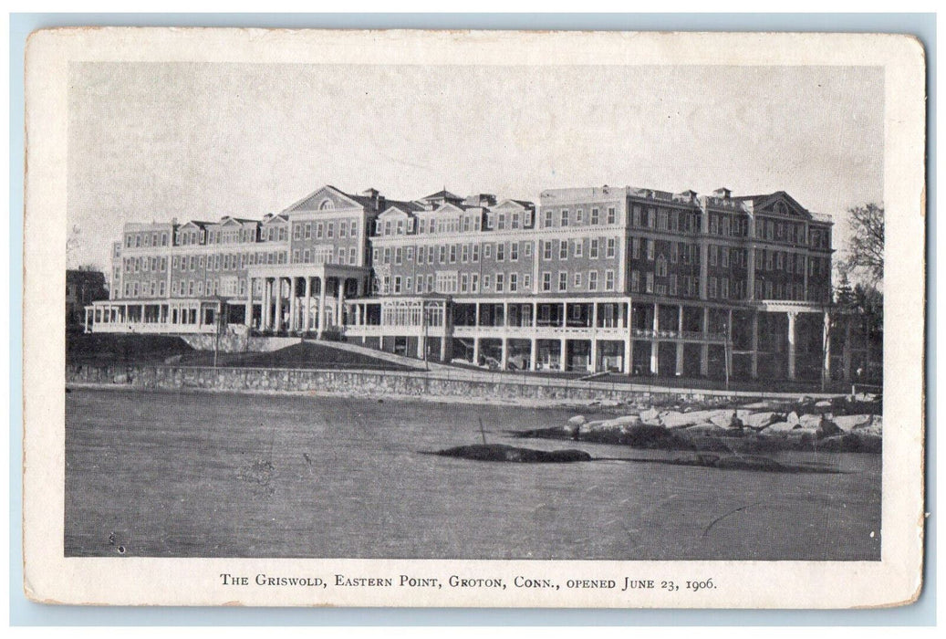 1906 The Griswold Eastern Point Groton Connecticut CT Antique Postcard