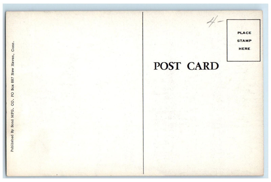 c1950's St. James's Church Episcopal Darby Connecticut CT Vintage Postcard