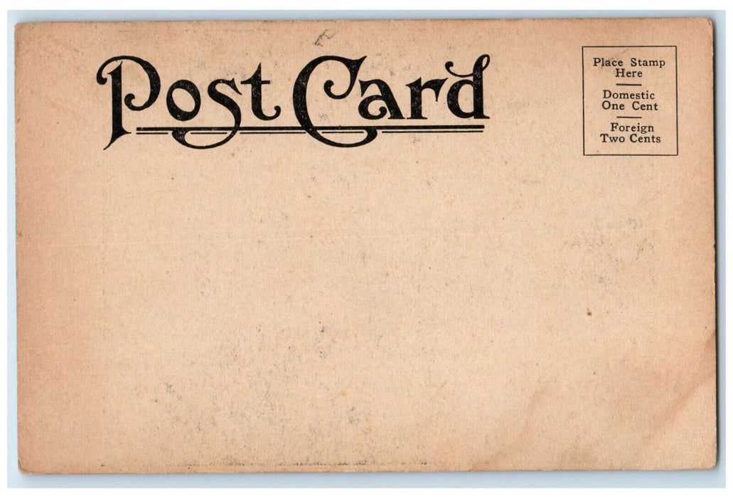 c1905 Church Parish House First Ecclesiastical SOC of Danbury CT Postcard