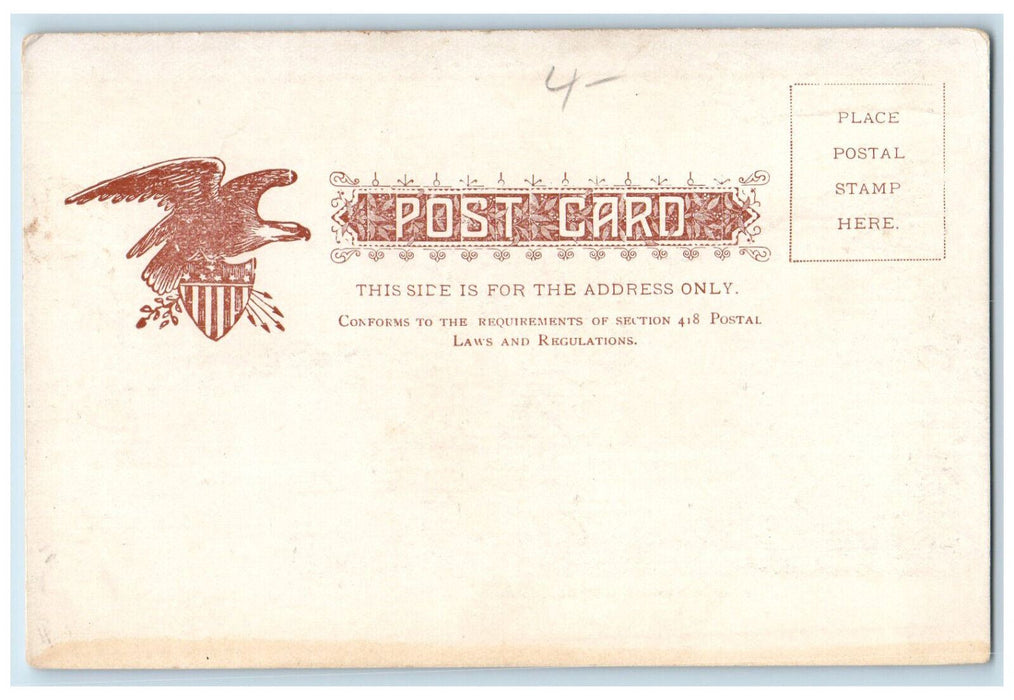 c1905 Morgan School Clinton Connecticut CT Antique Unposted Postcard