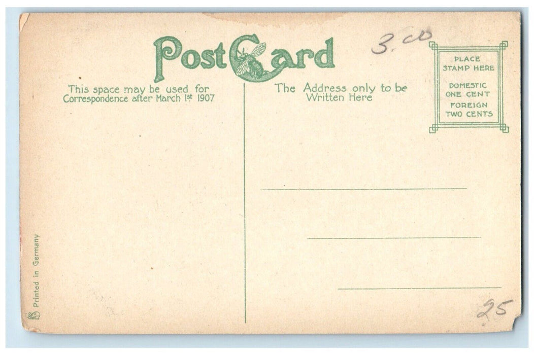 c1910 Washington Street Congregational Church Beverly Massachusetts MA Postcard