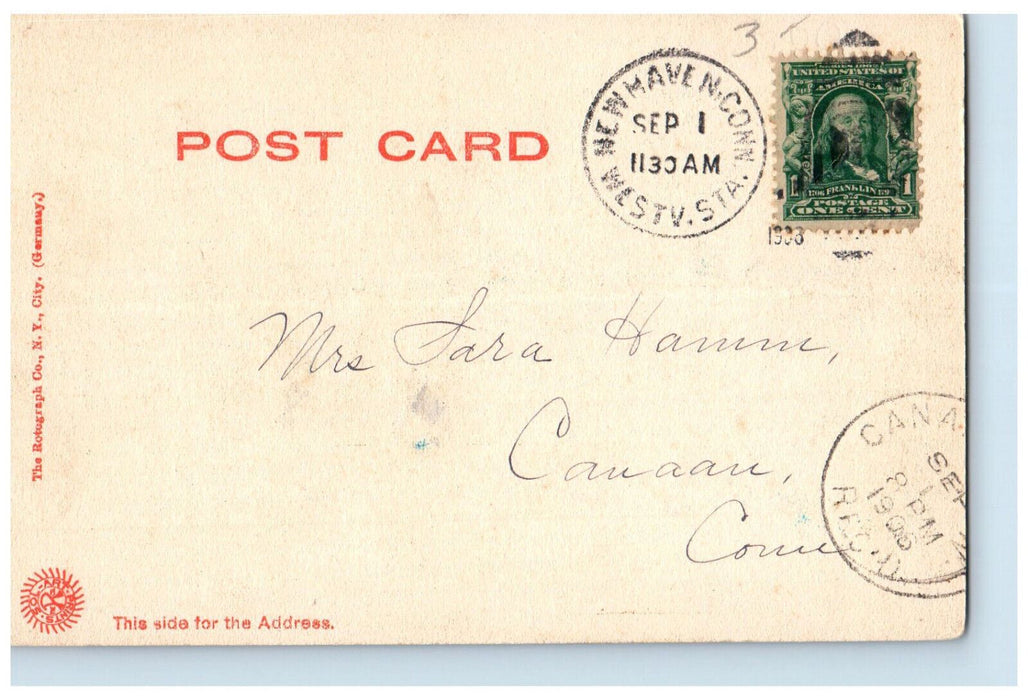 1906 Art Building Yale University New Haven Connecticut CT Antique Postcard