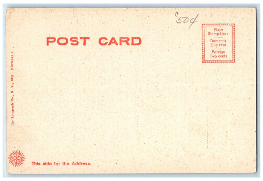 c1905 Osborn Hall Yale University New Haven Connecticut CT Antique Postcard