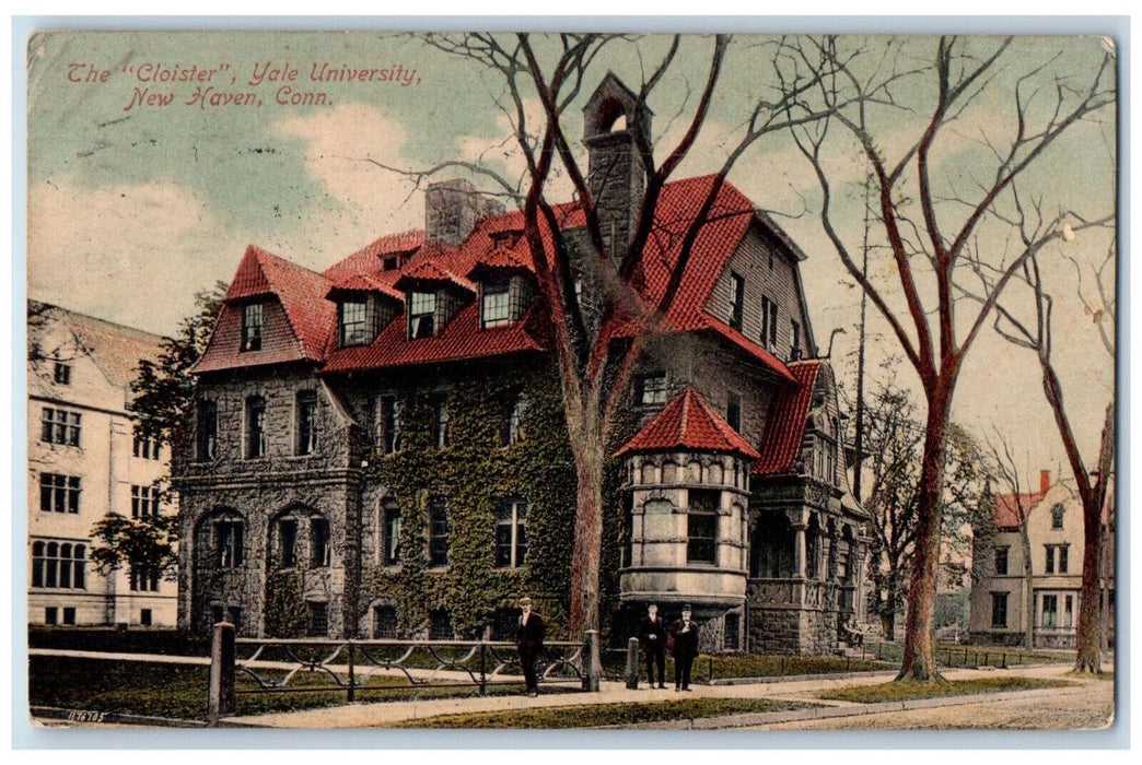 1910 The Cloister Yale University New Haven CT Danziger & Berman Postcard