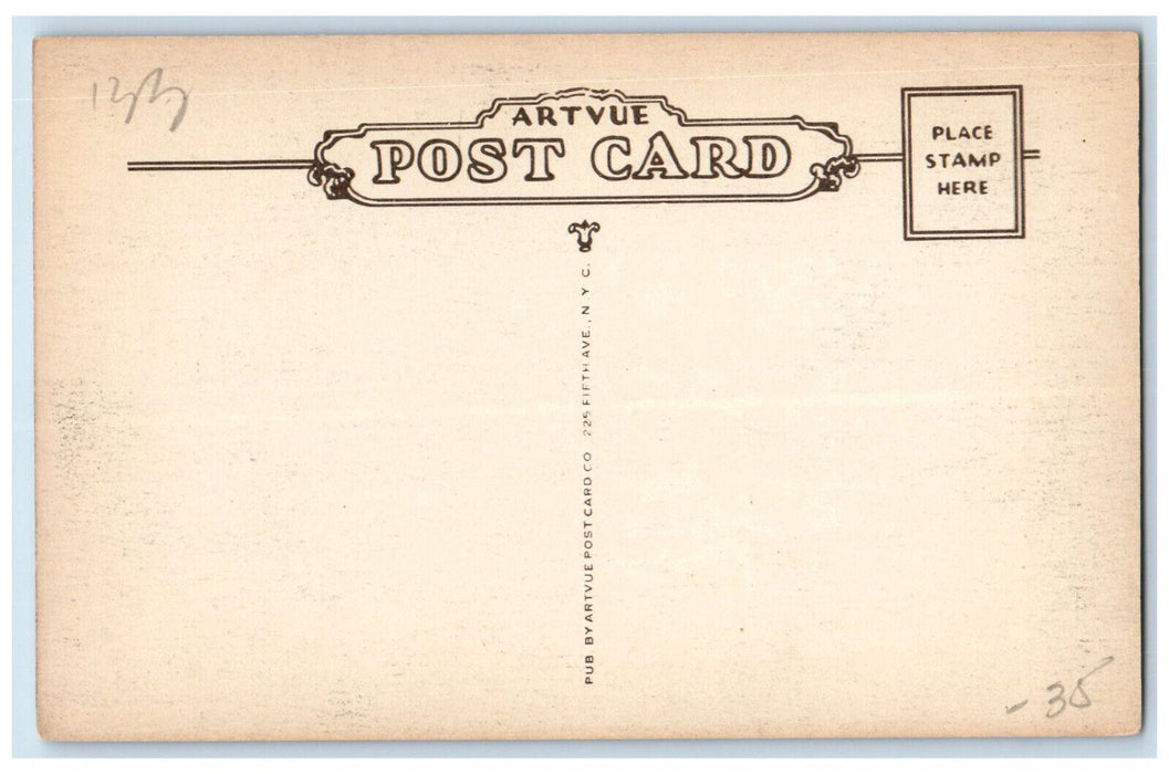 c1910 A Glimpse of the Sports Building The Gateway New Haven CT Postcard