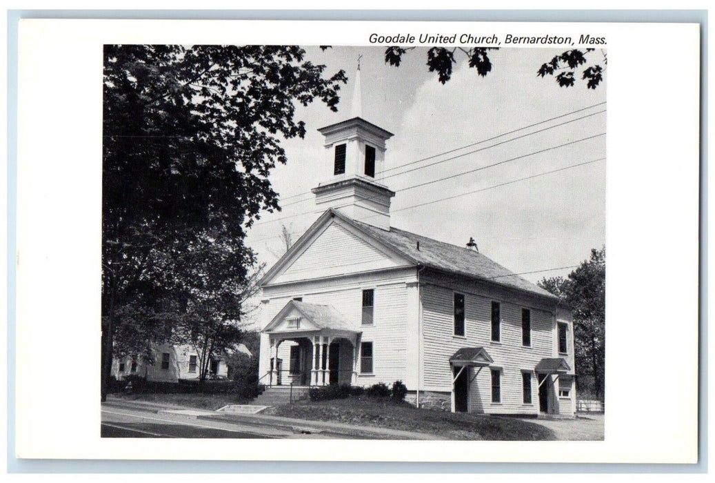 c1940 Goodale United Church Chapel Bernardston Massachusetts MA Vintage Postcard