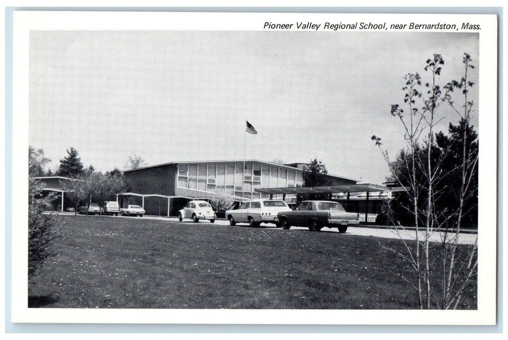 c1940 Pioneer Valley Regional School Bernardston Massachusetts Vintage Postcard
