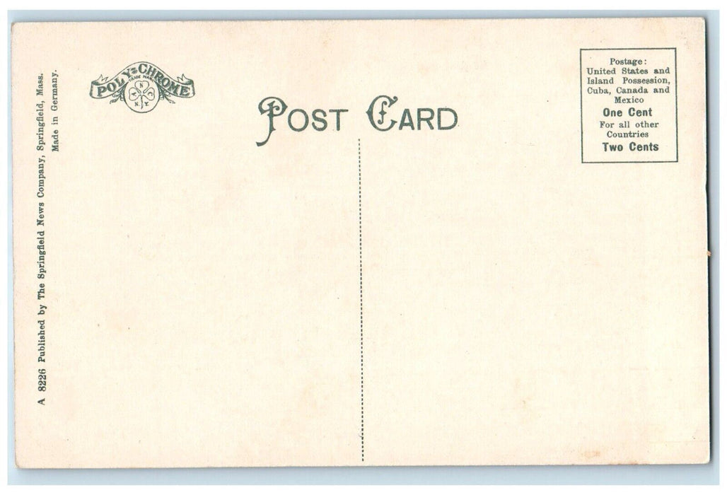 c1910 Cabin Dreamland Park Stairs Becket Massachusetts Vintage Antique Postcard