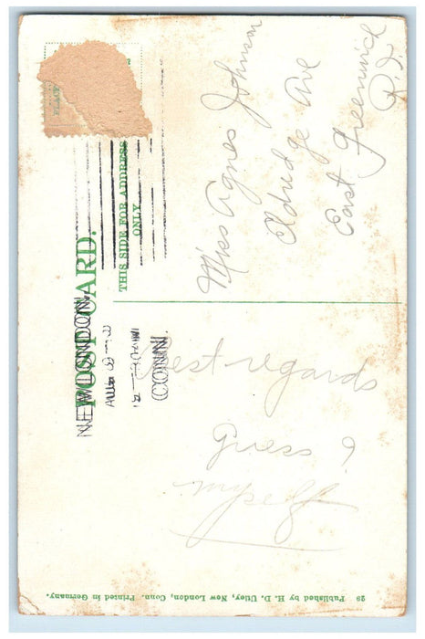 c1910 St. Mary's Star of the Sea RC Church New London Connecticut CT Postcard
