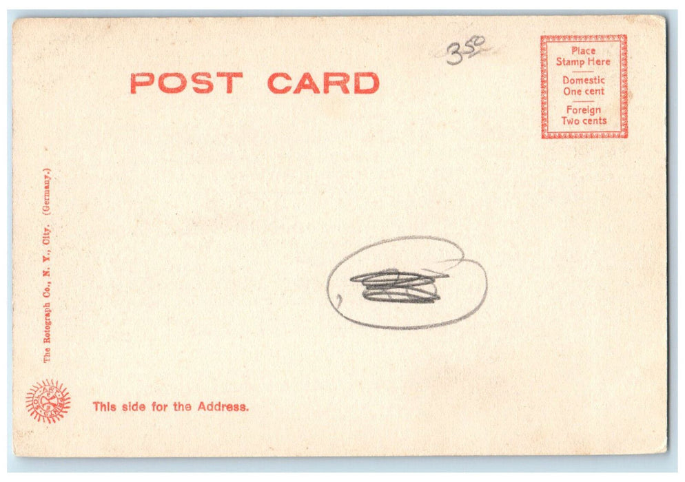 c1905 Gilbert School Winsted Connecticut CT Antique Unposted Postcard