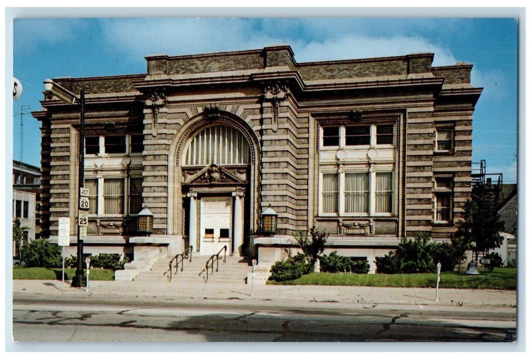 c1950's Racine County Museum Building Exterior Scene Wisconsin WI Postcard