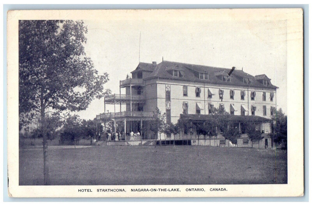 1907 Hotel Strathcona Field Niagara Lake Ontario Canada Vintage Antique Postcard