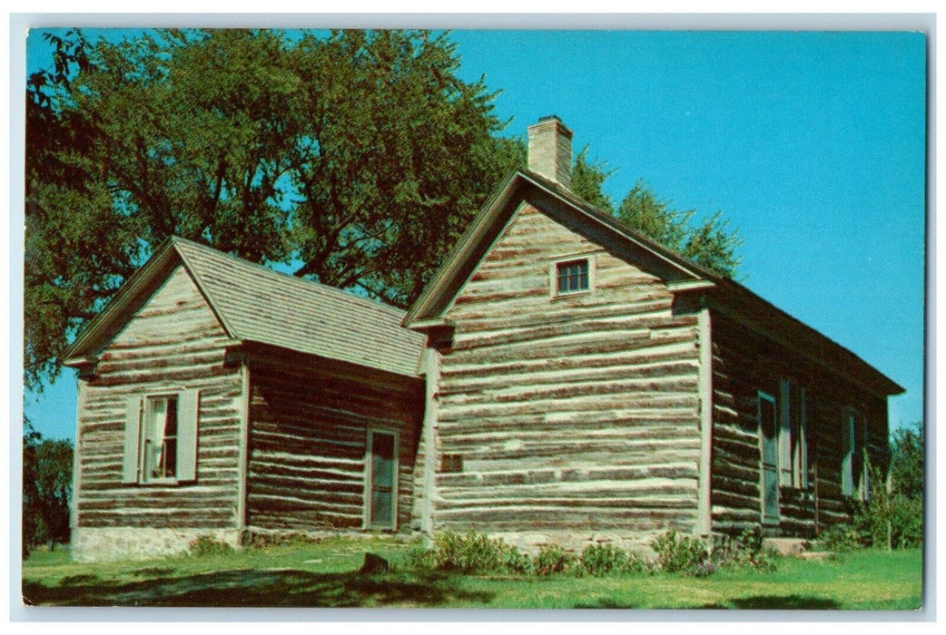 The Surgeon's Quarters Of Fort Winnebago Portage Wisconsin WI Vintage Postcard