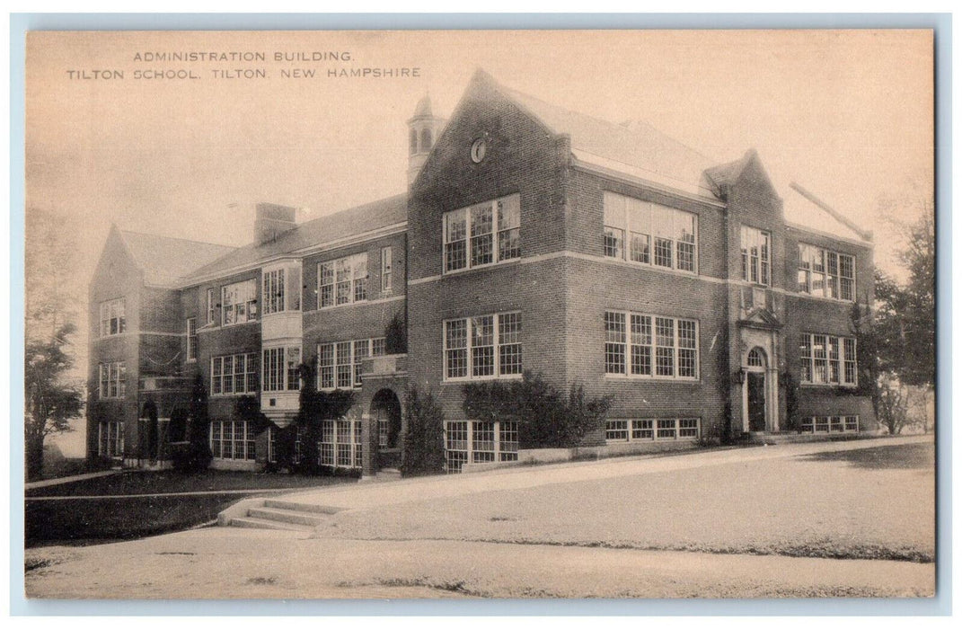 c1950's Administration Building Tilton School Tilton New Hampshire NH Postcard