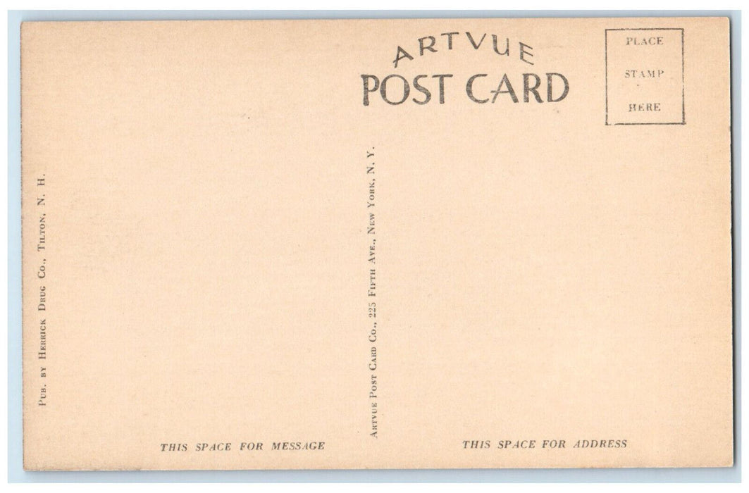 c1950's Arch Tilton Tilton New Hampshire NH Vintage Unposted Postcard