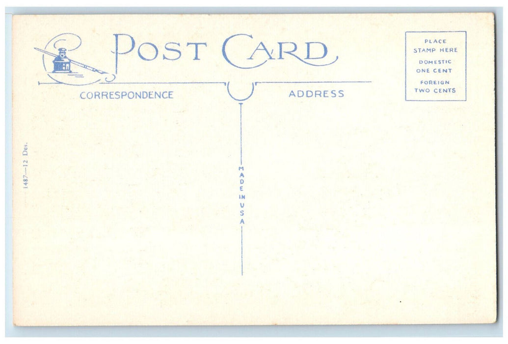 c1940's Greetings from Amherst New Hampshire NH Unposted Vintage Postcard