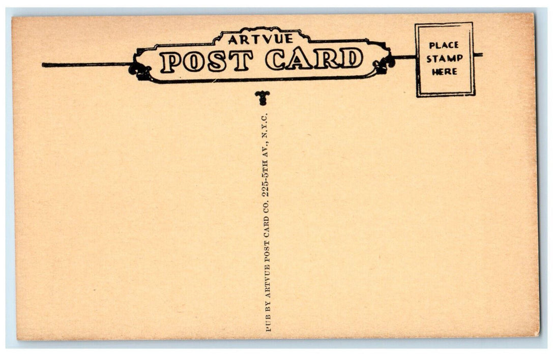 c1940's Goodell Library M.S.C. Amherst Massachusetts MA Unposted Postcard