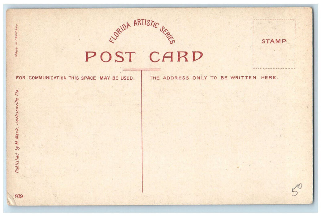 c1910 Celebration of Ponce De Leon St. Augustine Florida FL Unposted Postcard