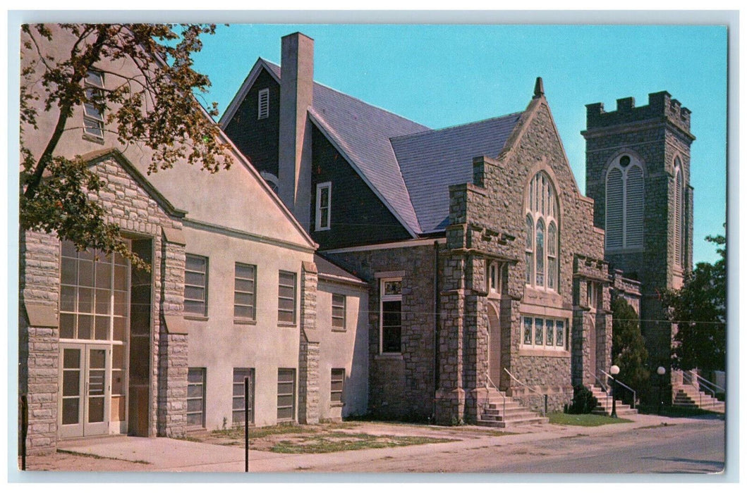 c1960's Methodist Church Lewes Delaware DE Unposted Vintage Postcard
