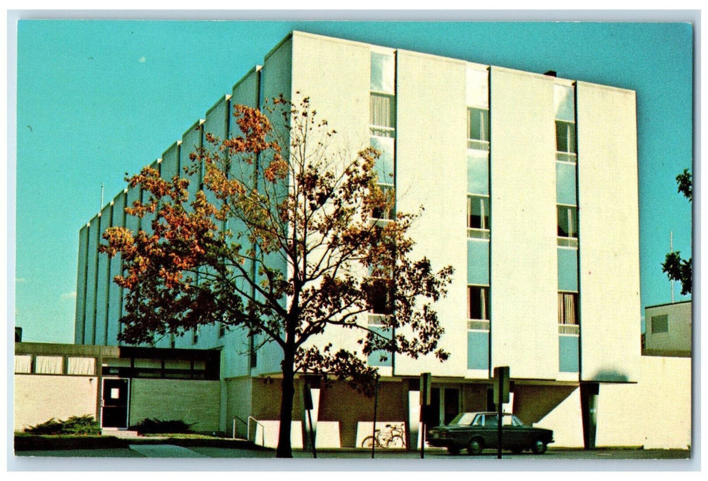 c1960's Health Service Building Northern Illinois University Dekalb IL Postcard