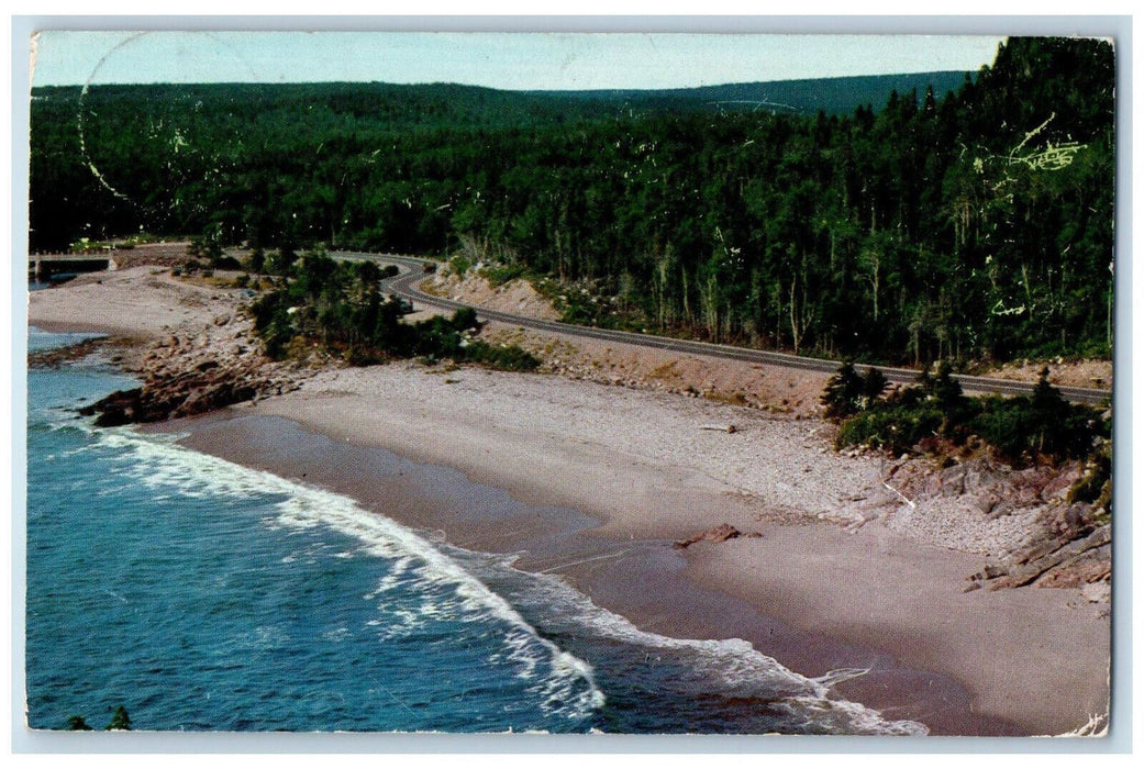 c1950's Scene at Black Brook Cabot Trail Cape Breton Nova Scotia Canada Postcard