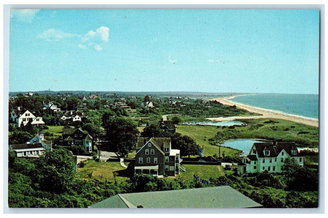 c1960's View of East Beach Maschaug Pond Watch Hill Rhode Island RI Postcard