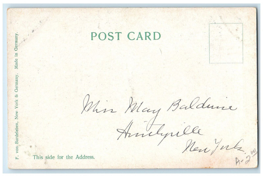 c1905 Mechanics Building Boston Massachusetts MA Antique Posted Postcard