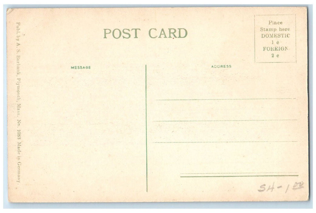1905 Home of Fanny Davenport Duxbury Massachusetts MA AS Burbank Postcard