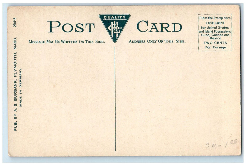 c1910 Horse Carriage Samoset House East Front Plymouth Massachusetts MA Postcard