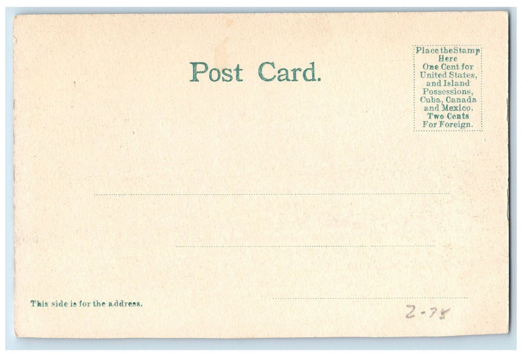 c1905 The Aspinwall Lenox Massachusetts MA Antique Unposted Postcard