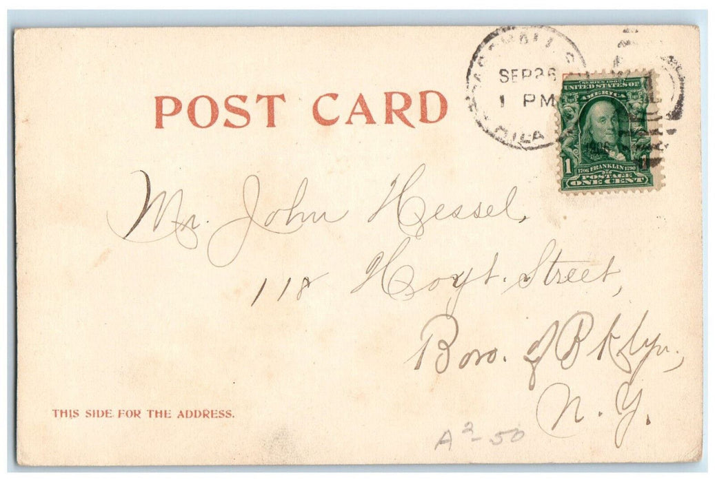 1906 Indian Rock Fairmont Park Philadelphia Pennsylvania PA Antique Postcard