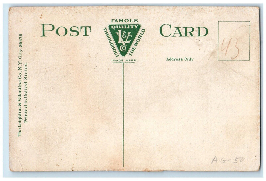 c1910 High School Rochester New Hampshire NH Antique Unposted Postcard