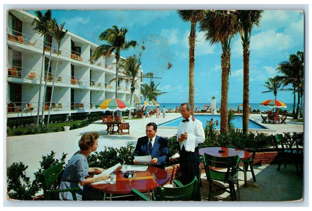 1959 One of the Beautiful Motels in Southern Florida FL Koppel Color Postcard