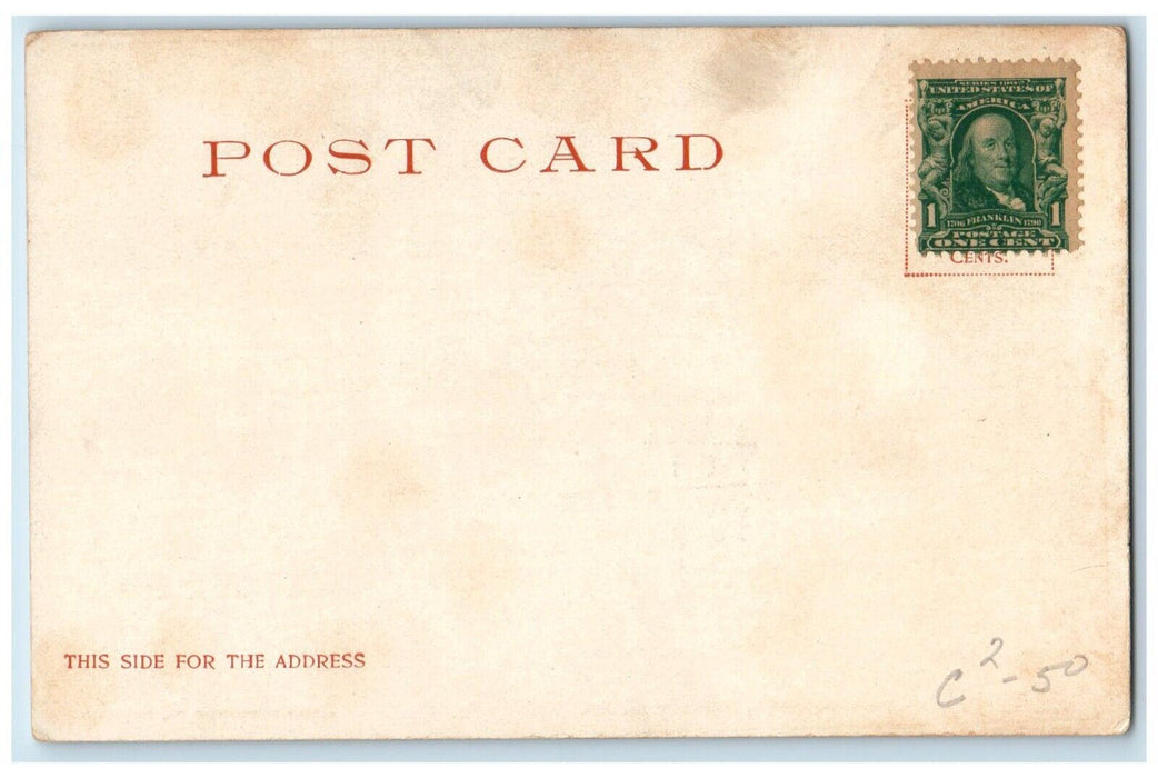 c1905 On The Cycle Path and Canal Indianapolis Indiana IN Unposted Postcard