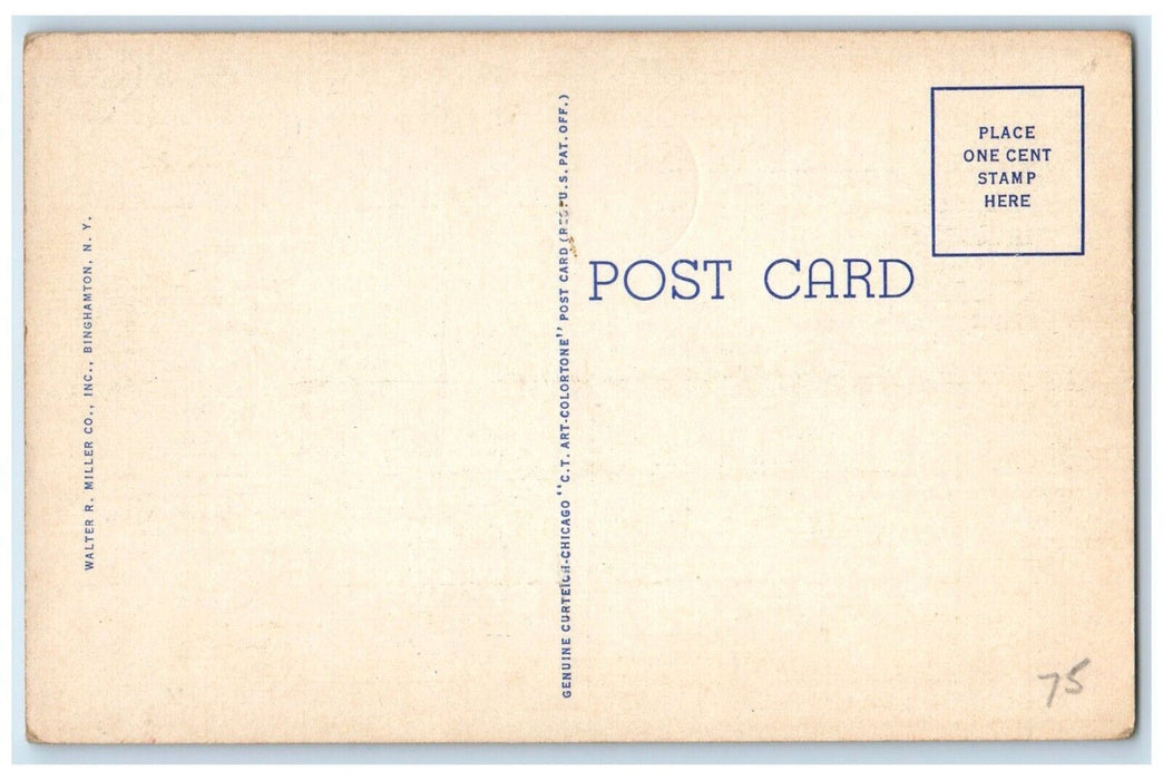 c1950's John A Davis Memorial Bible School Bible School Park NY Postcard