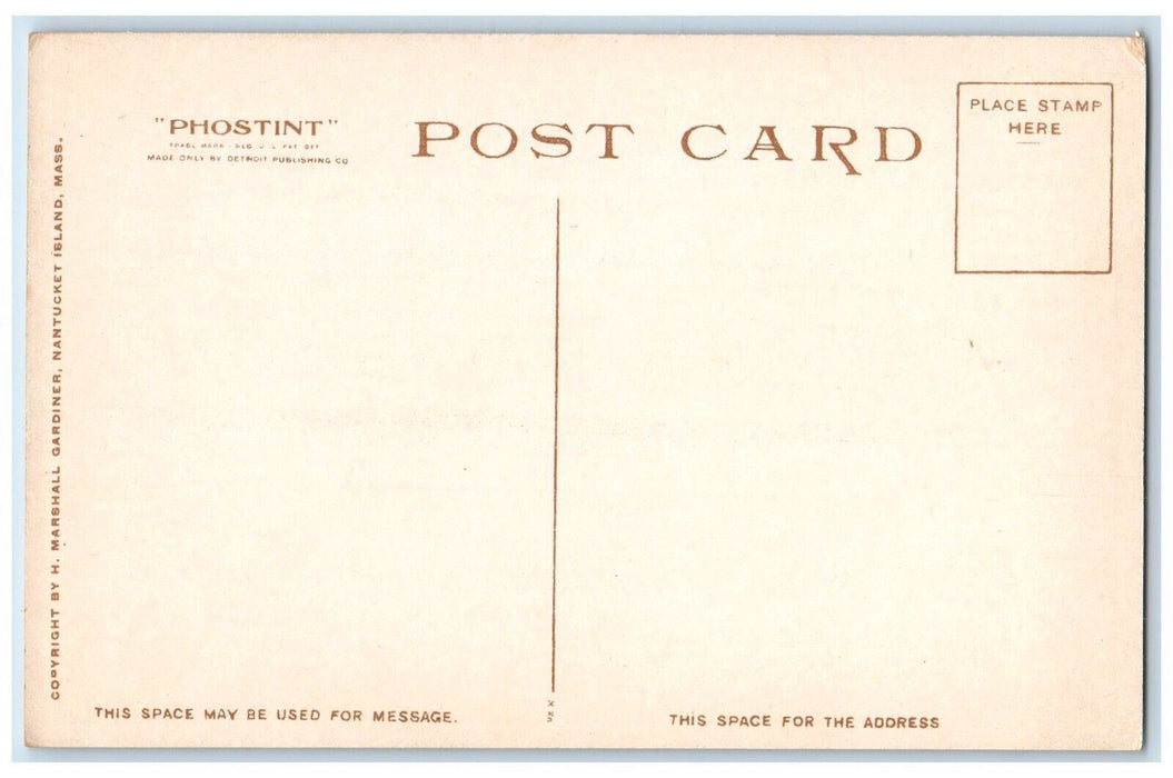 c1940's Sankaty Head Siasconset Massachusetts MA Phostint Unposted Postcard