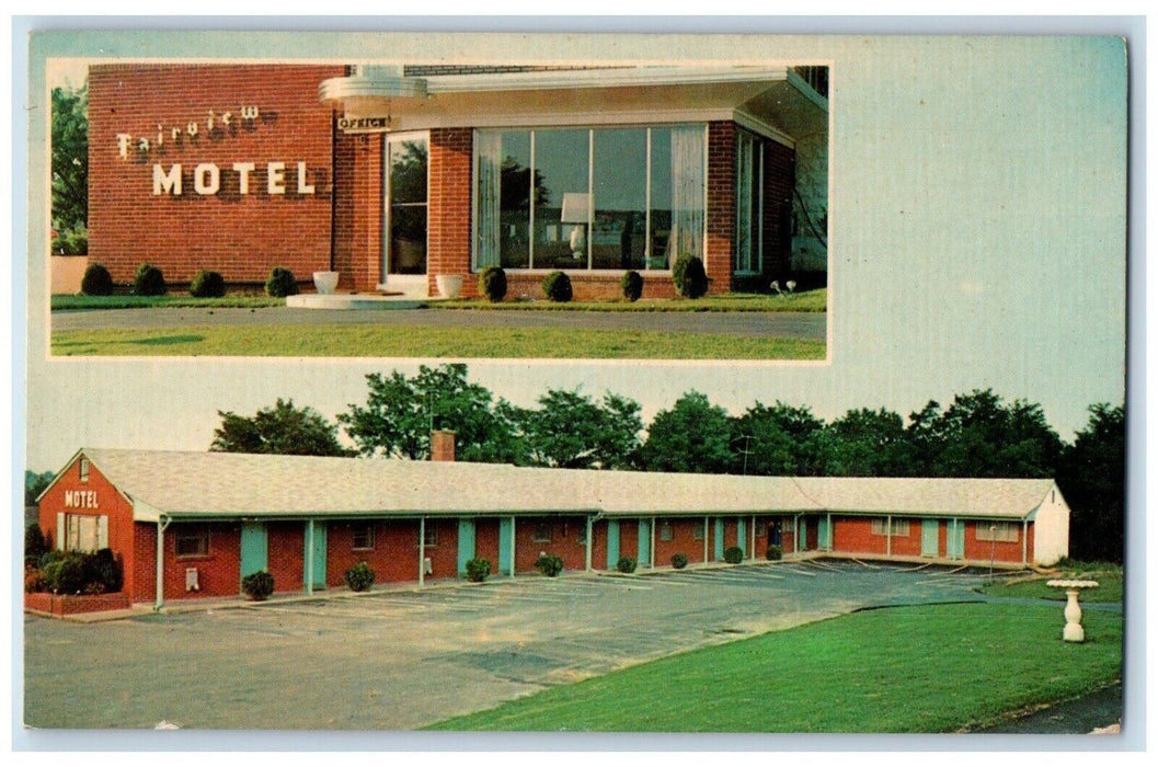 c1950's Fairview Motel Richmond Highway Alexandria Virginia VA Postcard