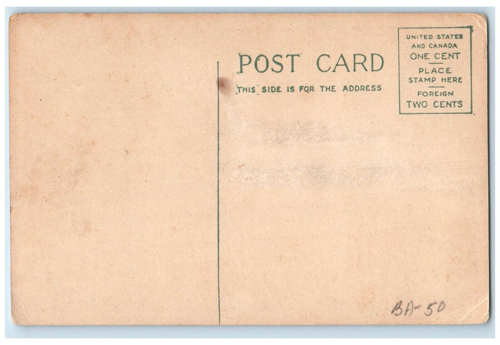 c1910 Washington Street Whitman Street Mailbox Massachusetts MA Vintage Postcard