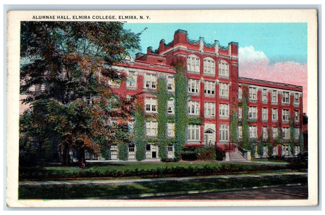 1939 Alumnae Hall Elmira College Elmira New York NY Posted Postcard