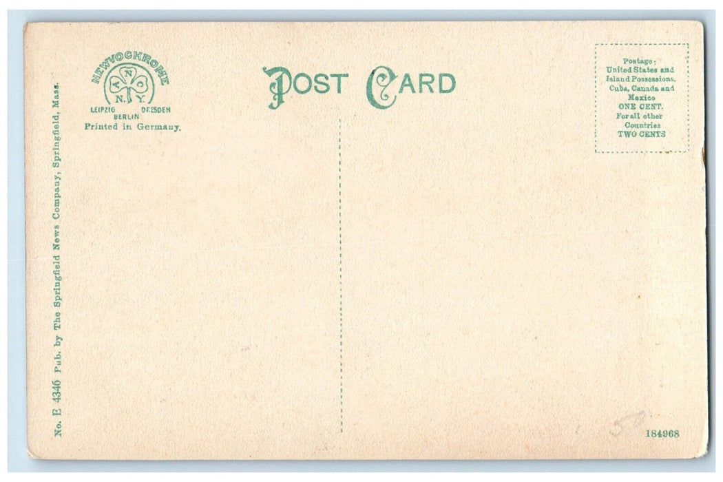 c1910 Big Pond Conners Island Beach Otis Massachusetts Vintage Antique Postcard