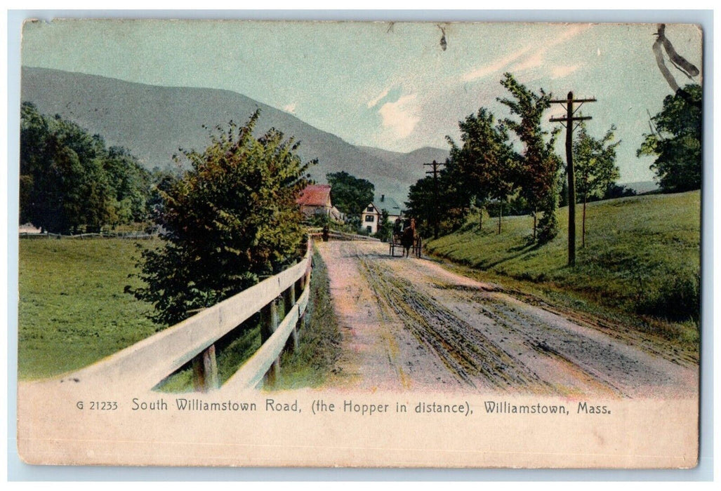 1910 South Williamstown Road Hopper Distance Williamstown Massachusetts Postcard