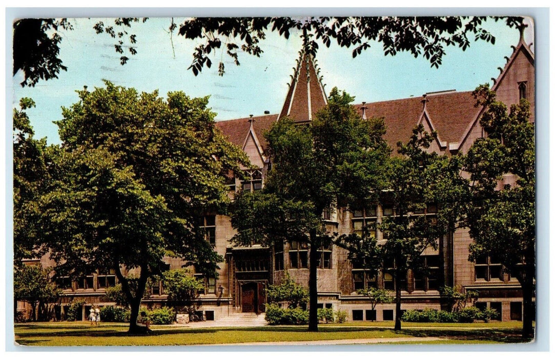 1961 Kent Chemistry Lab University Exterior Scene Chicago Illinois IL Postcard
