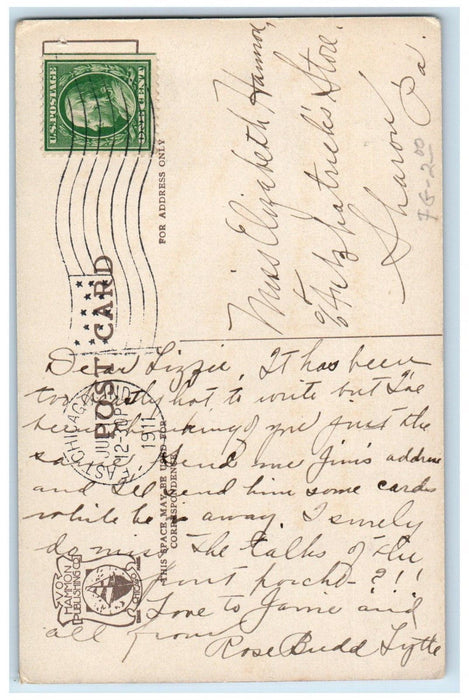 1911 Children's Day At Bathing Beach Lincoln Park Chicago Illinois IL Postcard