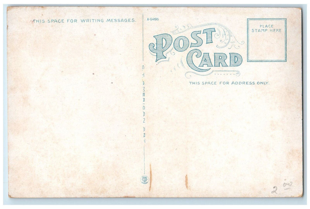 c1920's Tailor Restaurant Peavy's Trolley Car Main Street Waterville ME Postcard